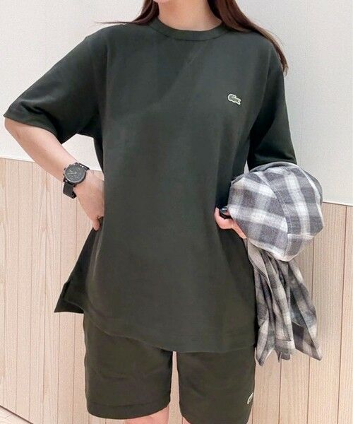 お得美品セットラコステ　人気のtシャツ美品 最終値下げです セール】 オーガニックコットン メッセージプリントバインダー