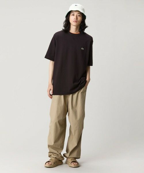 LACOSTE / ラコステ Tシャツ | L.12.12アレンジ ガゼット付き鹿の子地 半袖Tシャツ | 詳細14