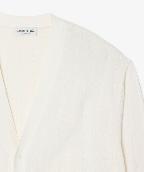 LACOSTE / ラコステ カーディガン・ボレロ | ハイゲージリブニットカーディガン | 詳細1