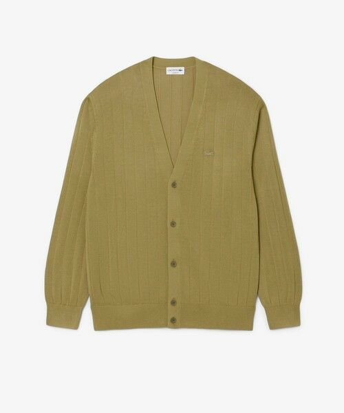 LACOSTE / ラコステ カーディガン・ボレロ | ハイゲージリブニットカーディガン | 詳細4