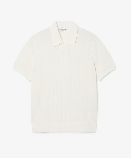 LACOSTE / ラコステ ニット・セーター | ハイゲージリブニットポロシャツ | 詳細3