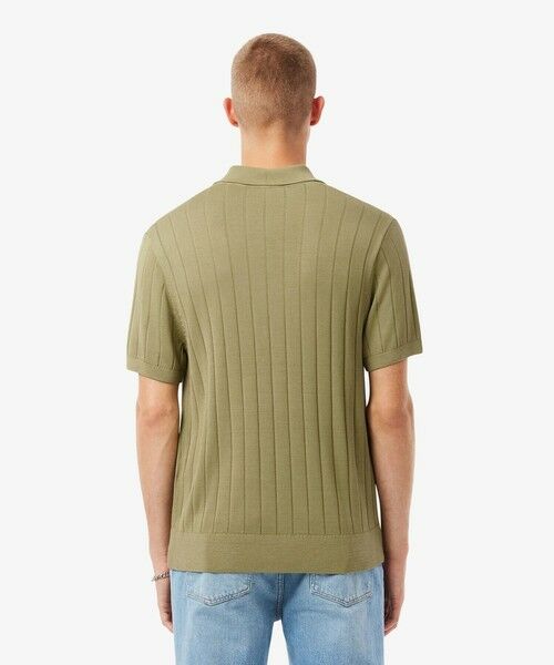 LACOSTE / ラコステ ニット・セーター | ハイゲージリブニットポロシャツ | 詳細7