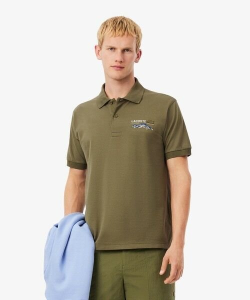 LACOSTE / ラコステ ポロシャツ | マウンテンステッチポロシャツ(オリーブ)