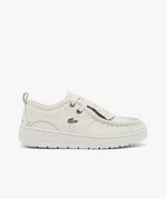 LACOSTE - ホワイトスニーカーで軽快な春コーデに