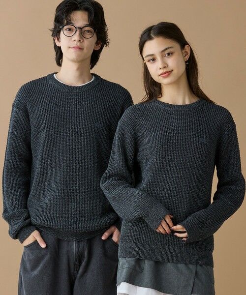 LACOSTE / ラコステ ニット・セーター | ワッフルニットセーター(グレー)