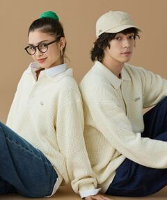 LACOSTE / ラコステ ニット・セーター | ワッフルニットポロセーター