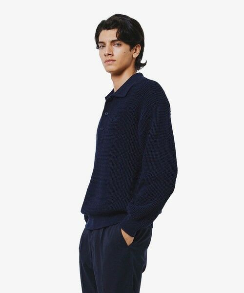 LACOSTE / ラコステ ニット・セーター | ワッフルニットポロセーター | 詳細5