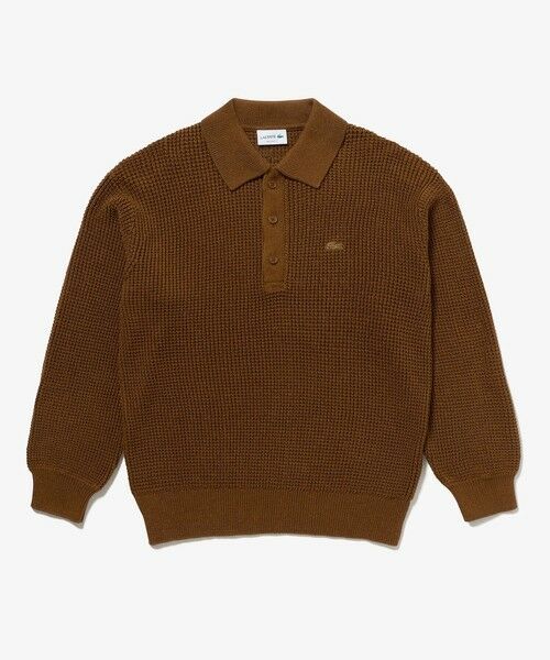 LACOSTE / ラコステ ニット・セーター | ワッフルニットポロセーター | 詳細11