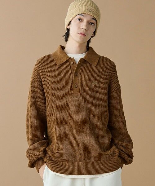 LACOSTE / ラコステ ニット・セーター | ワッフルニットポロセーター | 詳細7