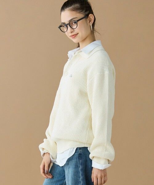 LACOSTE / ラコステ ニット・セーター | ワッフルニットポロセーター | 詳細18