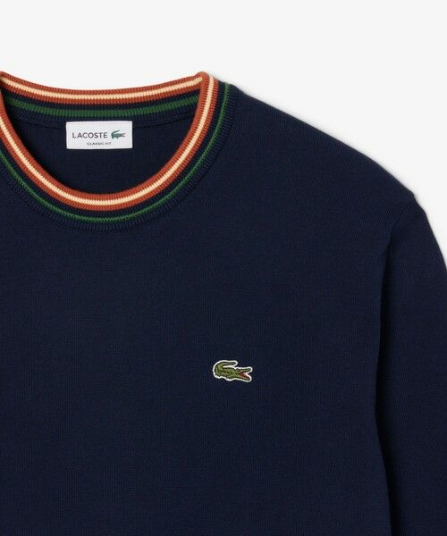 LACOSTE / ラコステ ニット・セーター | ボーダーリブプルオーバーニット | 詳細4