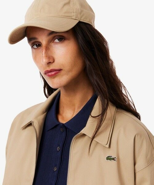 LACOSTE / ラコステ ブルゾン | クロップド丈 レイヤードニットカラージップアップジャケット | 詳細1