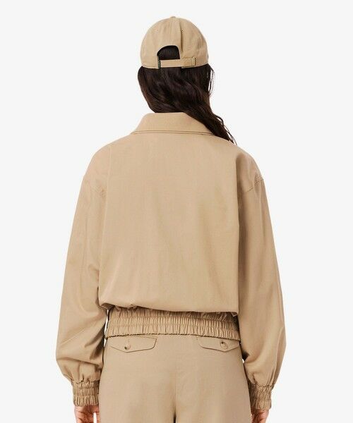 LACOSTE / ラコステ ブルゾン | クロップド丈 レイヤードニットカラージップアップジャケット | 詳細2