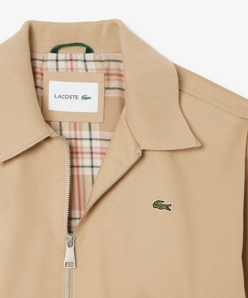 LACOSTE / ラコステ ブルゾン | クロップド丈 レイヤードニットカラージップアップジャケット | 詳細3