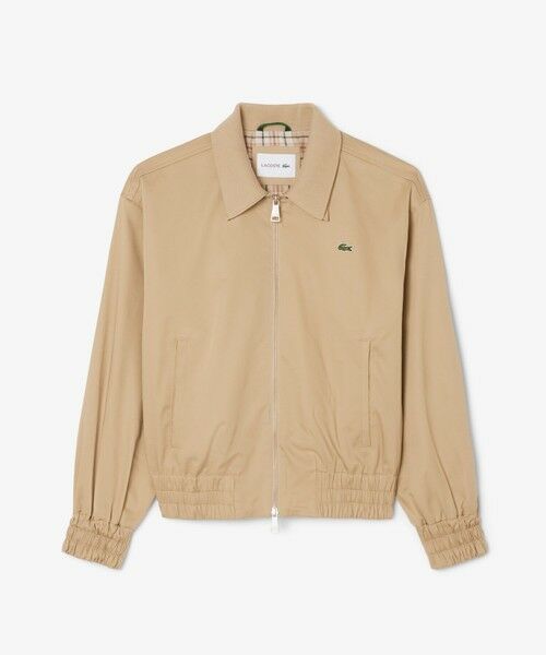 LACOSTE / ラコステ ブルゾン | クロップド丈 レイヤードニットカラージップアップジャケット | 詳細5