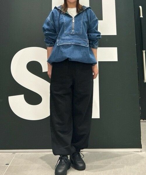 LACOSTE / ラコステ ブルゾン | オーバーサイズデニムアノラックパーカー | 詳細1