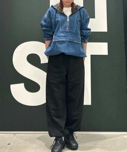 LACOSTE / ラコステ ブルゾン | オーバーサイズデニムアノラックパーカー | 詳細2