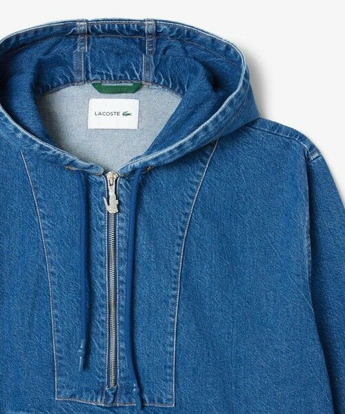 LACOSTE / ラコステ ブルゾン | オーバーサイズデニムアノラックパーカー | 詳細7