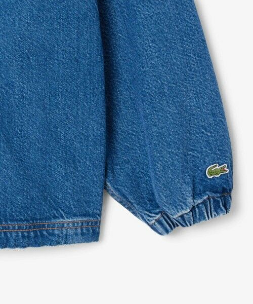 LACOSTE / ラコステ ブルゾン | オーバーサイズデニムアノラックパーカー | 詳細9