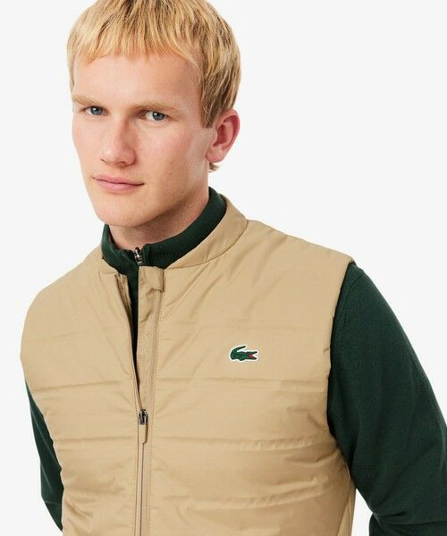 LACOSTE / ラコステ ダウンジャケット・ベスト | キルティング切り替え中綿ベスト | 詳細1