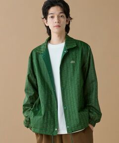 LACOSTE / ラコステ ブルゾン | 撥水 リバーシブルコーチジャケット 無地×総柄