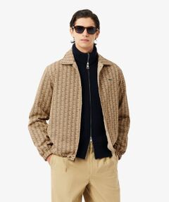 LACOSTE / ラコステ ブルゾン | 撥水 リバーシブルコーチジャケット 無地×総柄