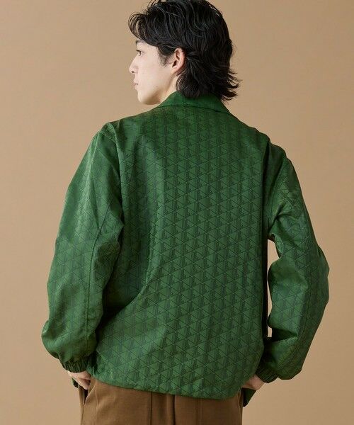 LACOSTE / ラコステ ブルゾン | 撥水 リバーシブルコーチジャケット 無地×総柄 | 詳細1