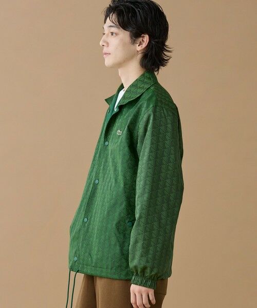 LACOSTE / ラコステ ブルゾン | 撥水 リバーシブルコーチジャケット 無地×総柄 | 詳細2