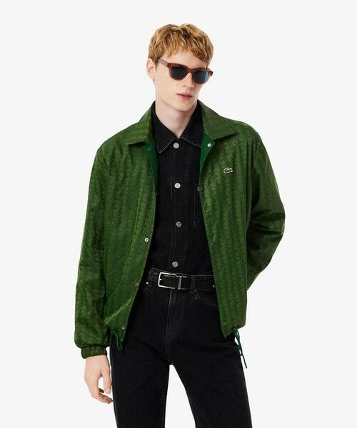 LACOSTE/ラコステ リバーシブルコーチジャケット グリーン 50(日本サイズL) LACOSTE/ラコステ リバーシブルコーチジャケット グリーン 50(日本サイズL)