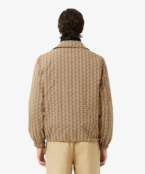 LACOSTE / ラコステ ブルゾン | 撥水 リバーシブルコーチジャケット 無地×総柄 | 詳細13