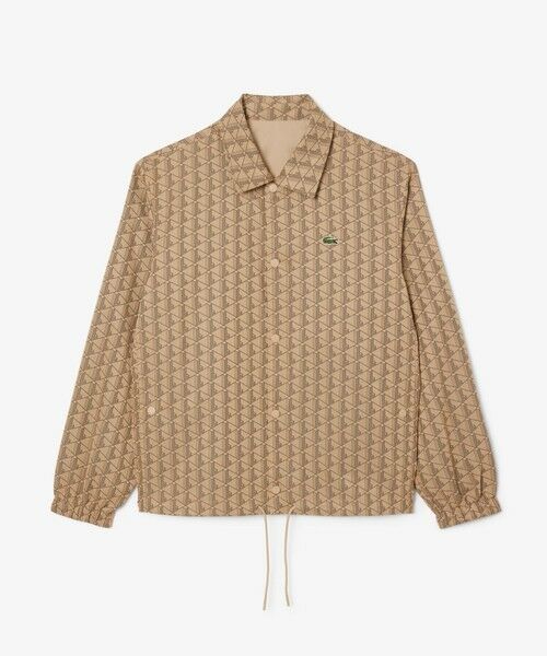 LACOSTE / ラコステ ブルゾン | 撥水 リバーシブルコーチジャケット 無地×総柄 | 詳細17