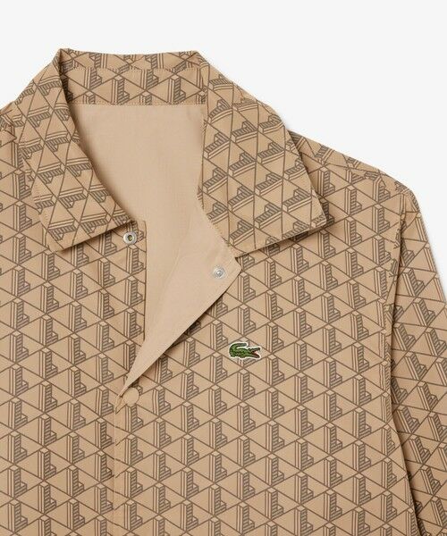 LACOSTE / ラコステ ブルゾン | 撥水 リバーシブルコーチジャケット 無地×総柄 | 詳細18
