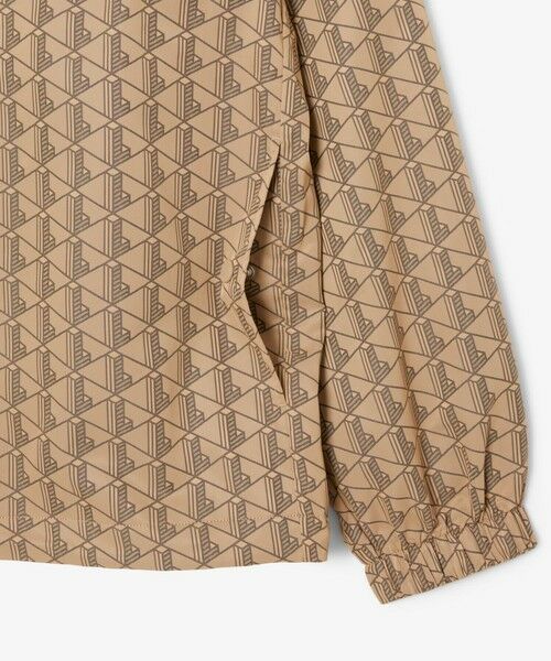 LACOSTE / ラコステ ブルゾン | 撥水 リバーシブルコーチジャケット 無地×総柄 | 詳細19