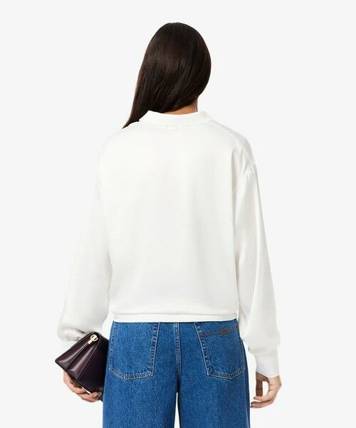 LACOSTE / ラコステ シャツ・ブラウス | オーバーサイズサテンポロシャツ | 詳細2