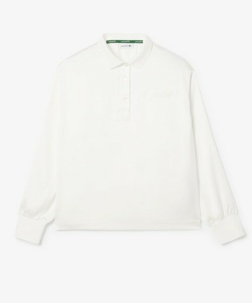 LACOSTE / ラコステ シャツ・ブラウス | オーバーサイズサテンポロシャツ | 詳細3