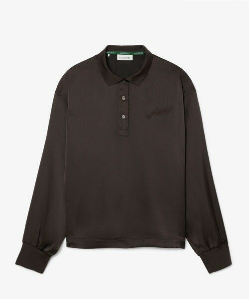 LACOSTE / ラコステ シャツ・ブラウス | オーバーサイズサテンポロシャツ | 詳細9