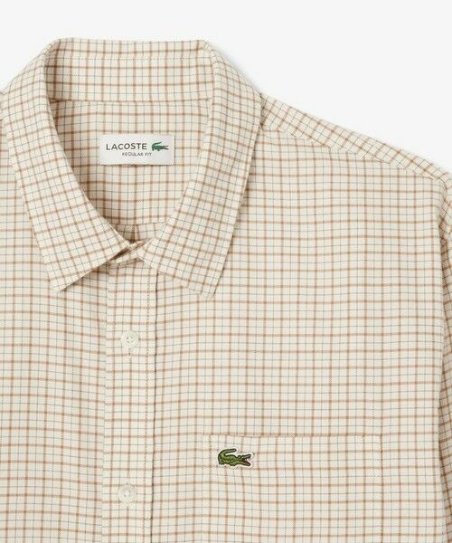 LACOSTE / ラコステ シャツ・ブラウス | オーガニックコットンフランネルチェックシャツ | 詳細4