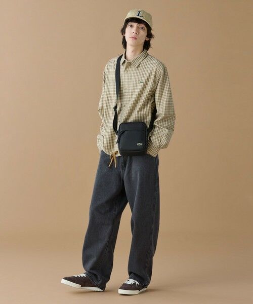 LACOSTE / ラコステ シャツ・ブラウス | オーバーサイズフィットチェックフランネルシャツ | 詳細14