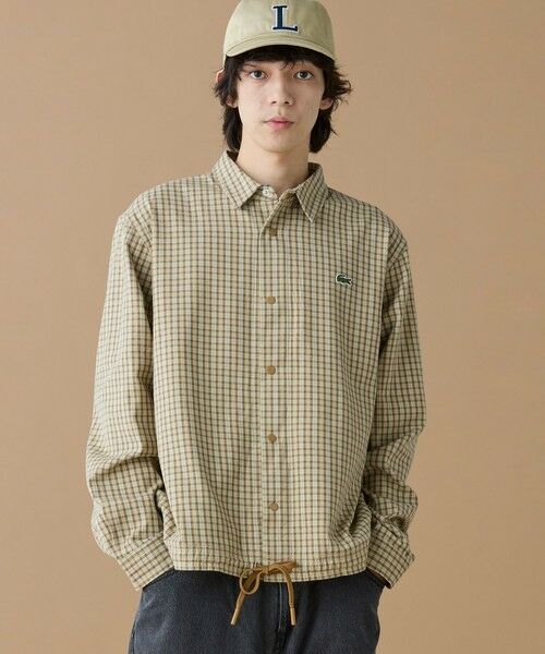 LACOSTE / ラコステ シャツ・ブラウス | オーバーサイズフィットチェックフランネルシャツ | 詳細6