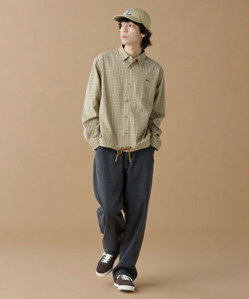 LACOSTE / ラコステ シャツ・ブラウス | オーバーサイズフィットチェックフランネルシャツ | 詳細8
