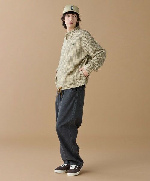 LACOSTE / ラコステ シャツ・ブラウス | オーバーサイズフィットチェックフランネルシャツ | 詳細9