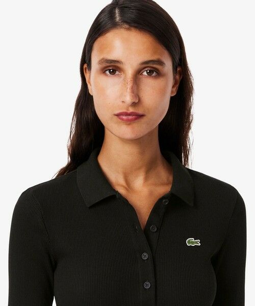 LACOSTE / ラコステ ポロシャツ | スリムフィット ロングスリーブリブニットポロシャツ | 詳細1