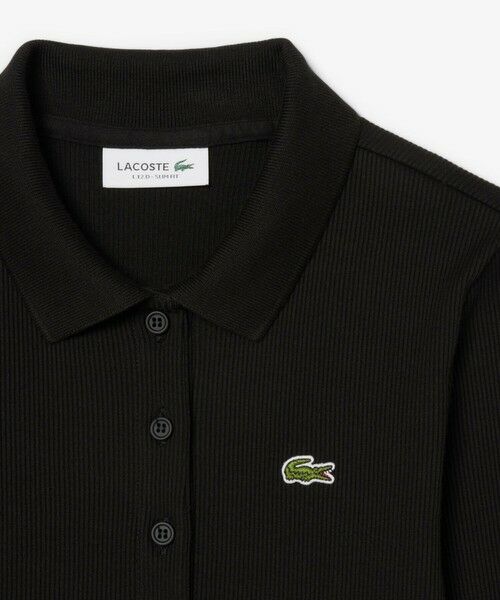 LACOSTE / ラコステ ポロシャツ | スリムフィット ロングスリーブリブニットポロシャツ | 詳細4