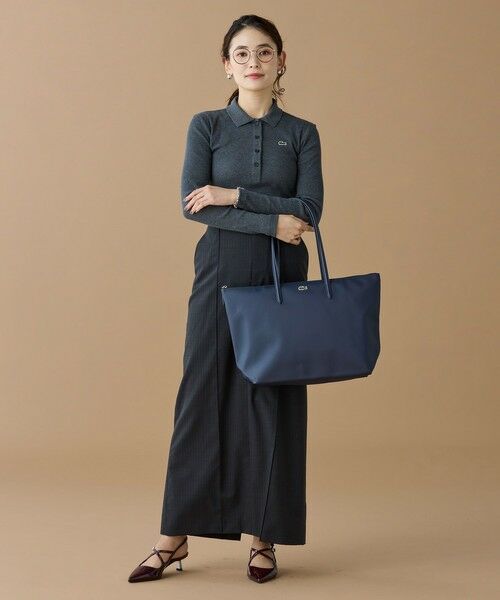 LACOSTE / ラコステ ポロシャツ | スリムフィット ロングスリーブリブニットポロシャツ | 詳細15