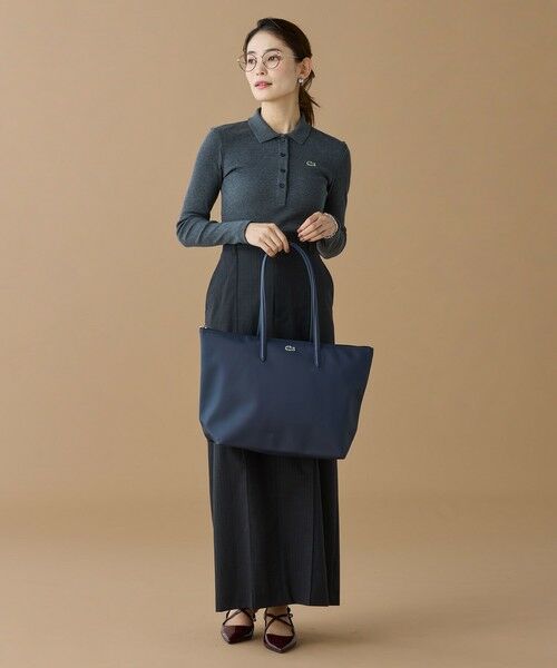 LACOSTE / ラコステ ポロシャツ | スリムフィット ロングスリーブリブニットポロシャツ | 詳細17