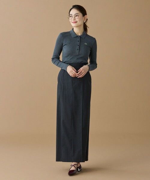 LACOSTE / ラコステ ポロシャツ | スリムフィット ロングスリーブリブニットポロシャツ | 詳細11