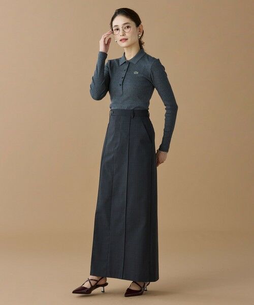 LACOSTE / ラコステ ポロシャツ | スリムフィット ロングスリーブリブニットポロシャツ | 詳細12