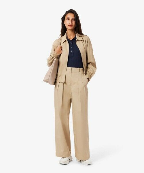 LACOSTE / ラコステ ポロシャツ | レース調 リボン付き ポインテルニット 半袖ポロシャツ | 詳細7