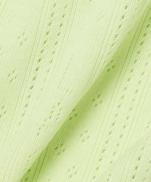 LACOSTE / ラコステ ポロシャツ | レース調 リボン付き ポインテルニット 半袖ポロシャツ | 詳細16
