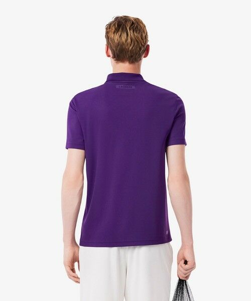 LACOSTE / ラコステ ポロシャツ | アシンメトリーラケットグラフィックウルトラドライポロシャツ | 詳細5